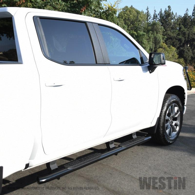 Westin Westin 2019 Chevrolet Silverado/Sierra 1500 Crew Cab Non LD PRO TRAXX 4 Oval Nerf Step Bars - Black
