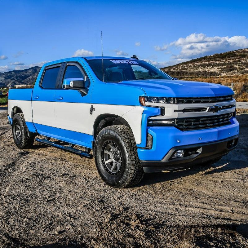 Westin Westin 2019 Chevrolet Silverado/Sierra 1500 Crew Cab Non LD PRO TRAXX 5 Oval Nerf Step Bars - Black