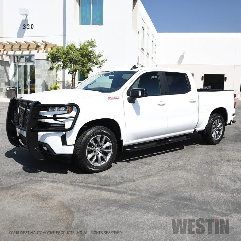 Westin Westin 2019 Chevrolet Silverado/Sierra 1500 Crew Cab Platinum 4 Oval Nerf Step Bars - Black
