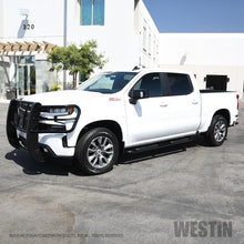 Load image into Gallery viewer, Westin Westin 2019 Chevrolet Silverado/Sierra 1500 Crew Cab Platinum 4 Oval Nerf Step Bars - Black