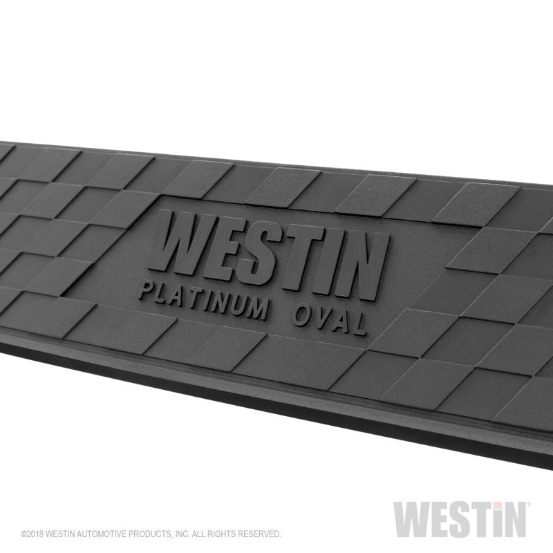 Westin Westin 2019 Chevrolet Silverado/Sierra 1500 Crew Cab Platinum 4 Oval Nerf Step Bars - Black