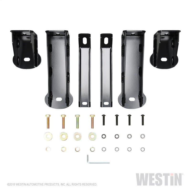 Westin Westin 2019 Chevrolet Silverado/Sierra 1500 Crew Cab Platinum 4 Oval Nerf Step Bars - Black