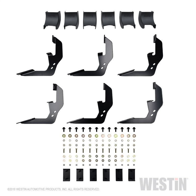 Westin Westin 2019 Chevrolet Silverado/Sierra 1500 Crew Cab R5 Nerf Step Bars - Black