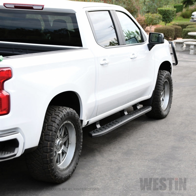 Westin Westin 2019 Chevrolet Silverado/Sierra 1500 Crew Cab Thrasher Running Boards - Textured Black