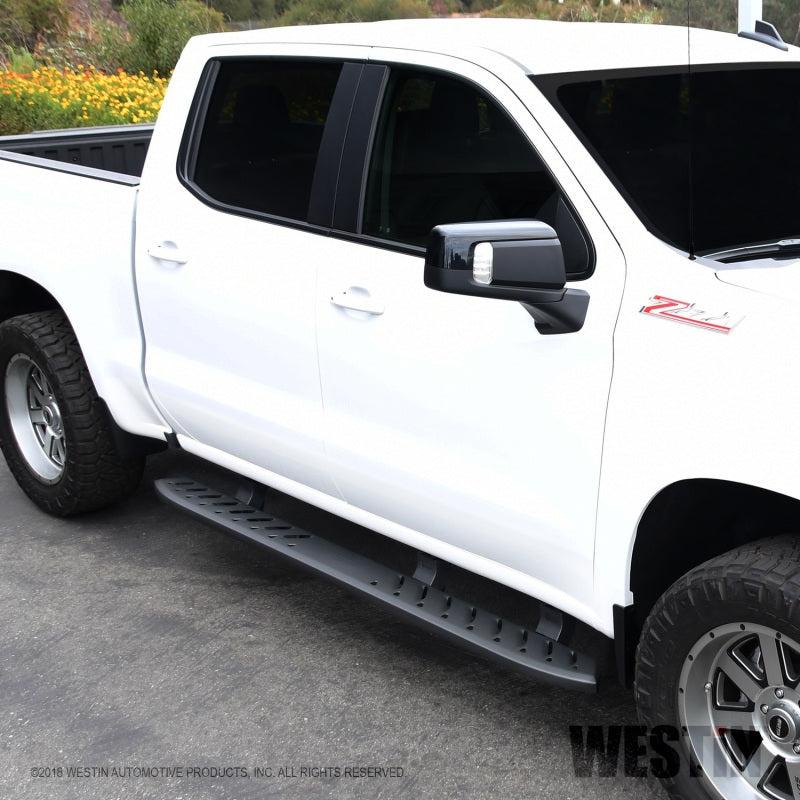 Westin Westin 2019 Chevrolet Silverado/Sierra 1500 Crew Cab Thrasher Running Boards - Textured Black