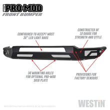 Load image into Gallery viewer, Westin Westin 2019 Dodge Ram 1500 ( Excludes 1500 Classic &amp; Rebel Models ) Pro-Mod Front Bumper