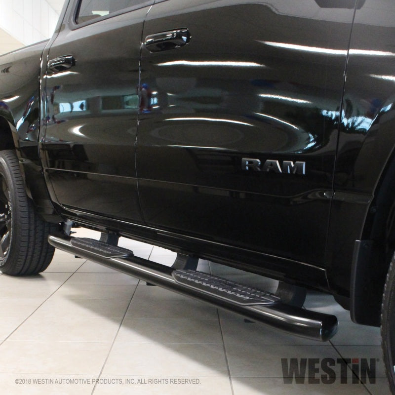 Westin Westin 2019 Ram 1500 Crew Cab (Excl. 2019 Ram 1500 Classic) PRO TRAXX 5 Oval Nerf Step Bars - Black