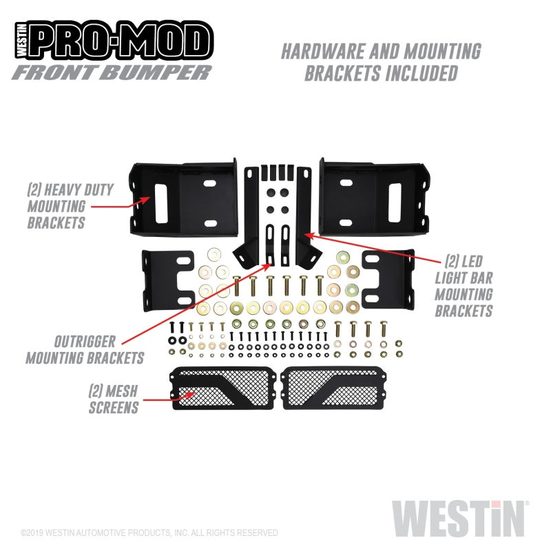 Westin Westin 2020 Chevrolet Silverado 2500/3500 Pro-Mod Front Bumper