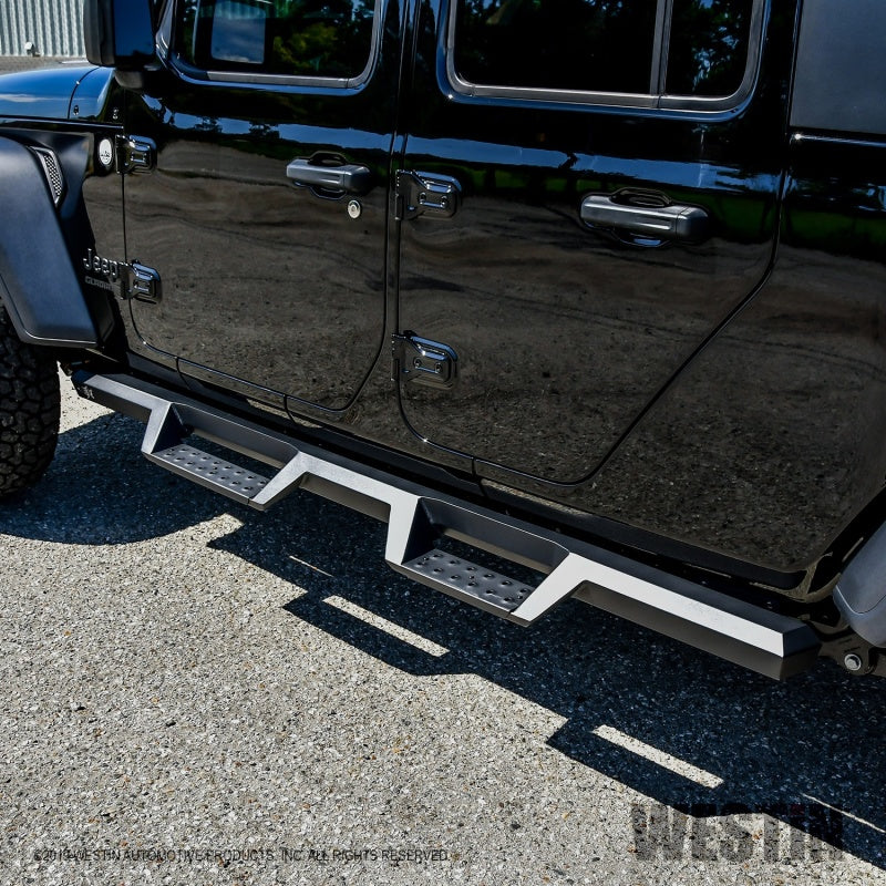 Westin Westin 2020 Jeep Gladiator HDX Drop Nerf Step Bars - Textured Black