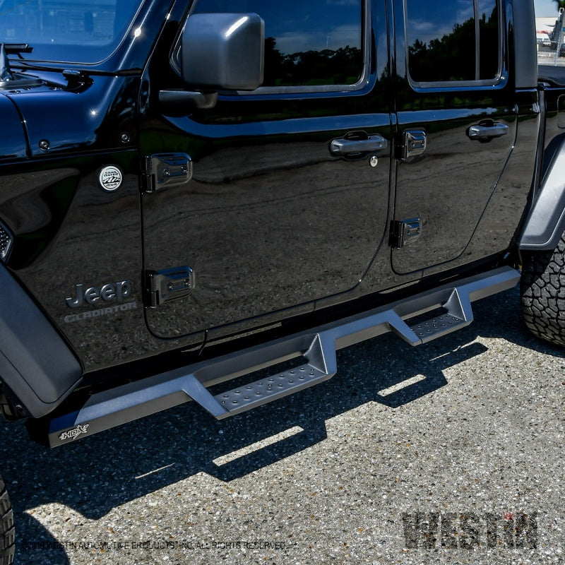 Westin Westin 2020 Jeep Gladiator HDX Drop Nerf Step Bars - Textured Black