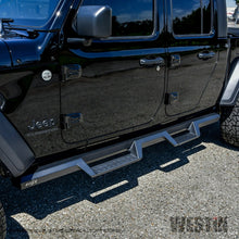 Load image into Gallery viewer, Westin Westin 2020 Jeep Gladiator HDX Drop Nerf Step Bars - Textured Black