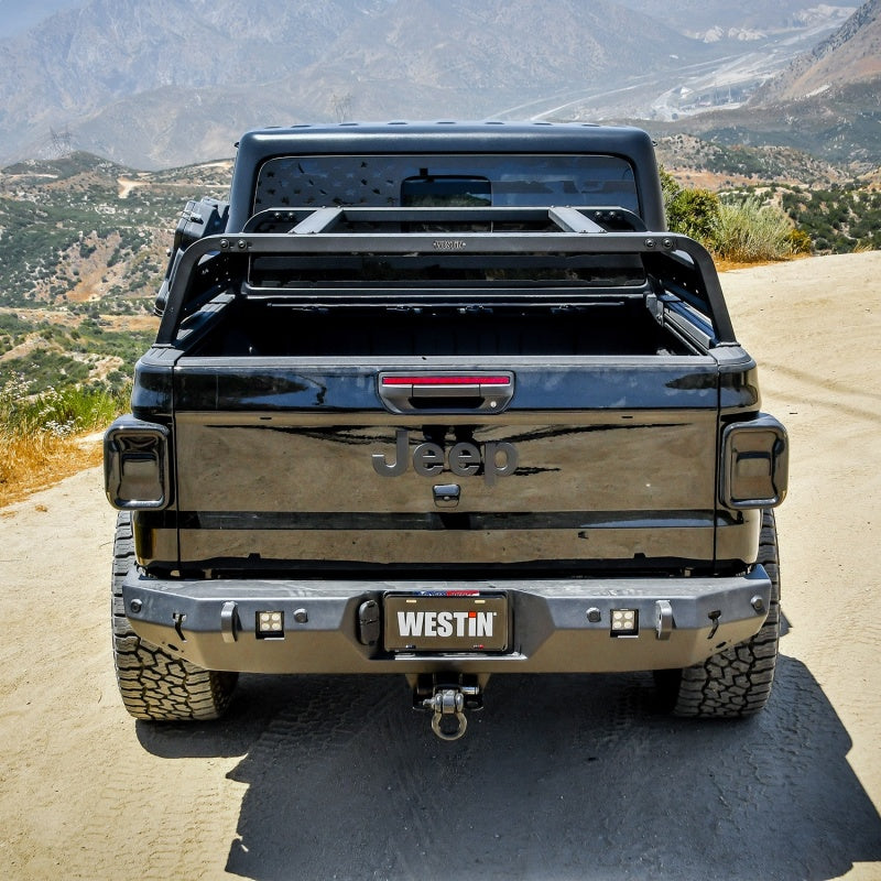 Westin Westin 2021 Jeep Gladiator Overland Cargo Rack - Textured Black