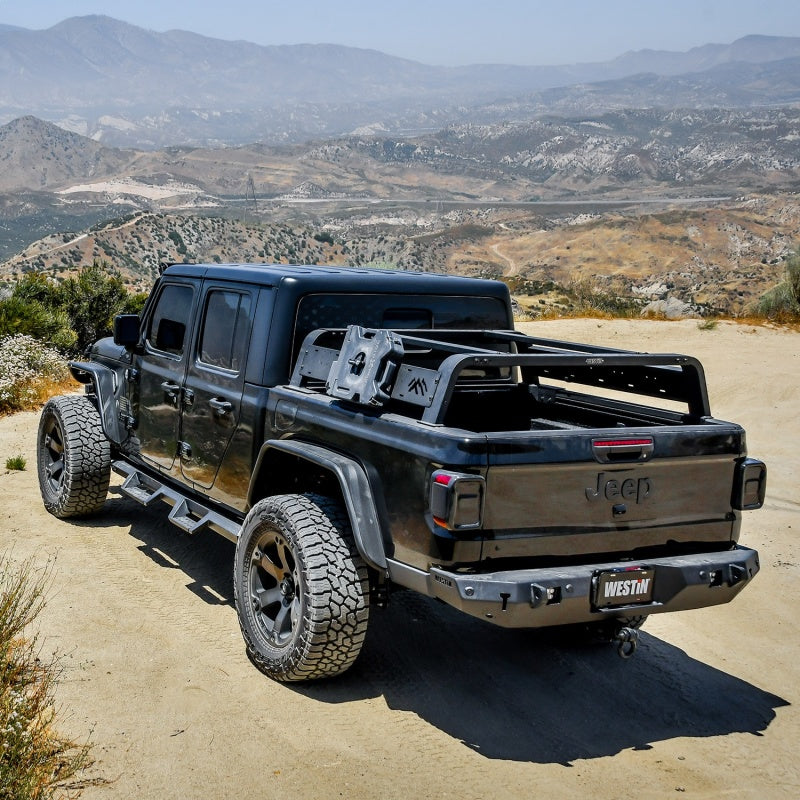 Westin Westin 2021 Jeep Gladiator Overland Cargo Rack - Textured Black