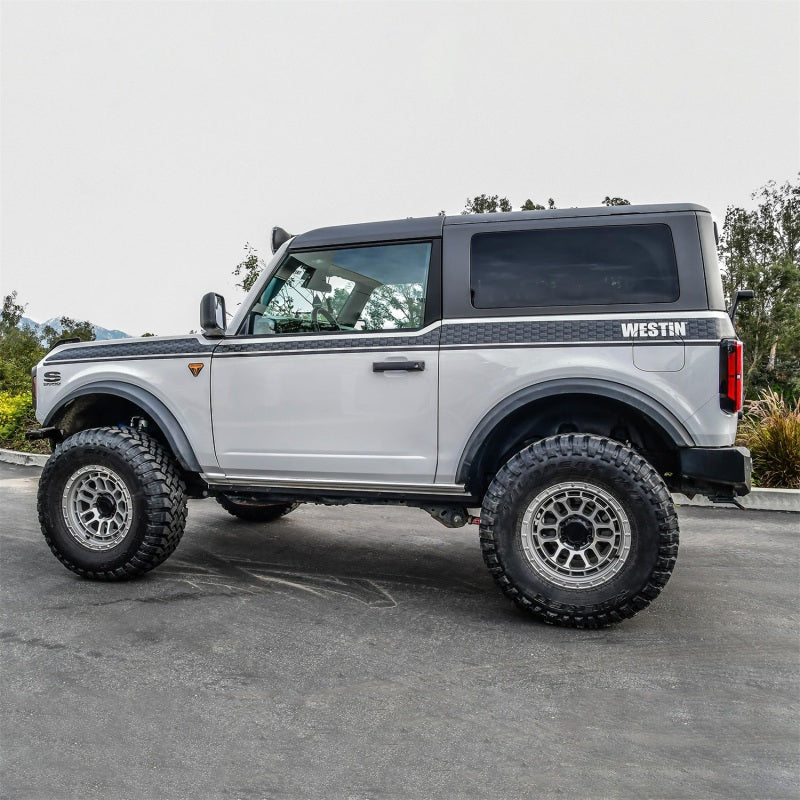 Westin 21-23 Ford Bronco 2dr (Excl. Sport) XTS Pinch Weld Covers - Tex. Blk-Exterior Trim-Westin-707742120491-