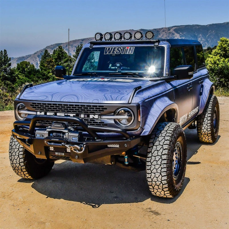 Westin 21-23 Ford Bronco (Excl. Bronco Sport) XTS Overhead Light Mount - Tex. Blk-Light Mounts-Westin-707742120163-