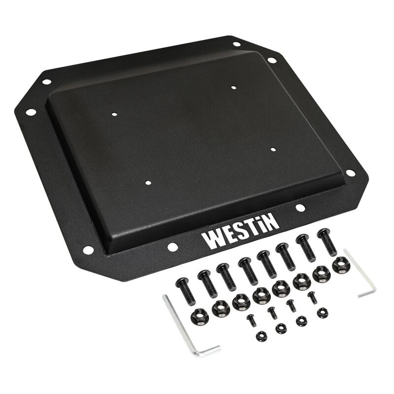 Westin Westin 21-25 Ford Bronco (Excl. Sport) Spare Tire Delete Plate - Tex. Blk