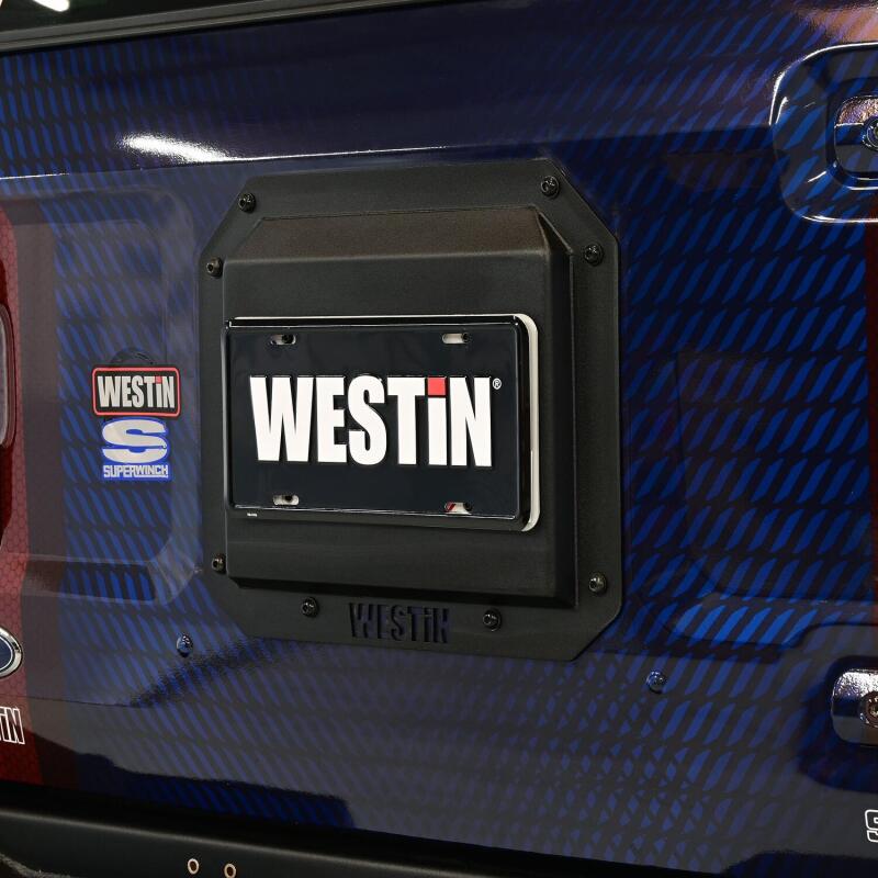 Westin Westin 21-25 Ford Bronco (Excl. Sport) Spare Tire Delete Plate - Tex. Blk