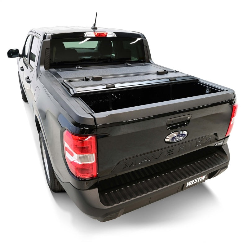 Westin Westin 22-23 Ford Maverick 4WD 4ft. 6in. Bed Hard Tri-Fold Tonneau Cover - Black