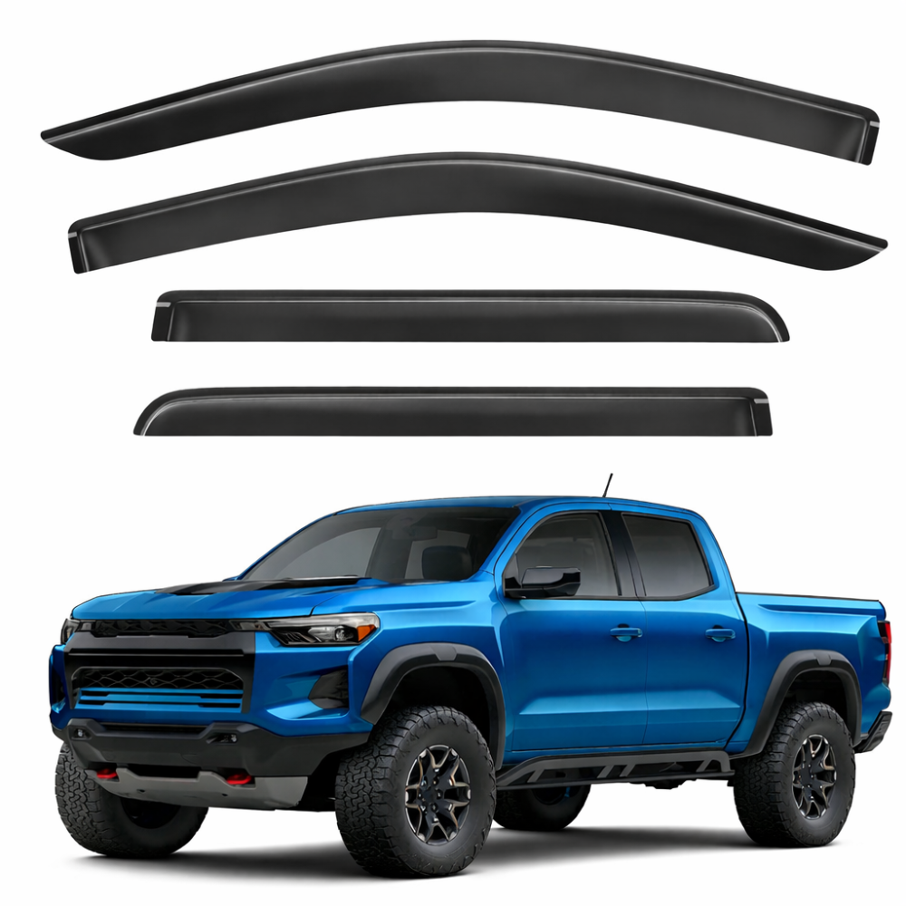 Westin Westin 23-25 GMC Colorado/Canyon In-Channel Wind Deflector 4pc - Matte Black