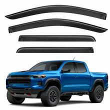 Load image into Gallery viewer, Westin Westin 23-25 GMC Colorado/Canyon In-Channel Wind Deflector 4pc - Matte Black