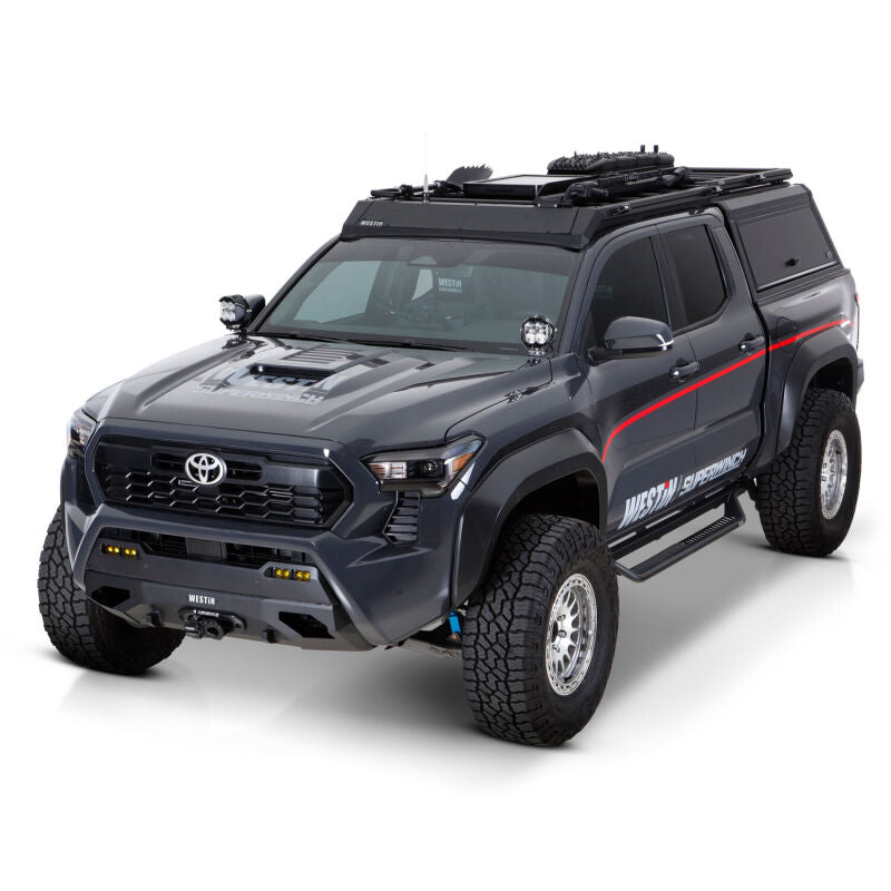 Westin Westin 24-26 Toyota Tacoma DC Outlaw Drop Running Boards - Tex. Blk