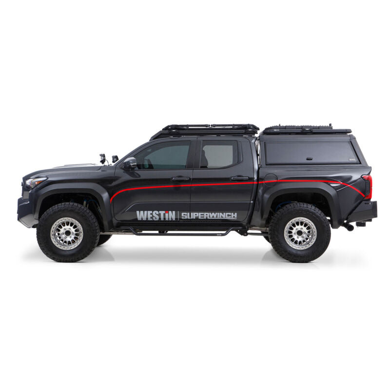 Westin Westin 24-26 Toyota Tacoma DC Outlaw Drop Running Boards - Tex. Blk