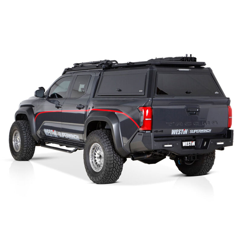 Westin Westin 24-26 Toyota Tacoma DC Outlaw Drop Running Boards - Tex. Blk