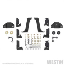 Load image into Gallery viewer, Westin Westin 99-16 Ford F-250/350/450/550 CC (6.75ft Bed) HDX Drop Whl to Whl Nerf Step Bars - Text Blk