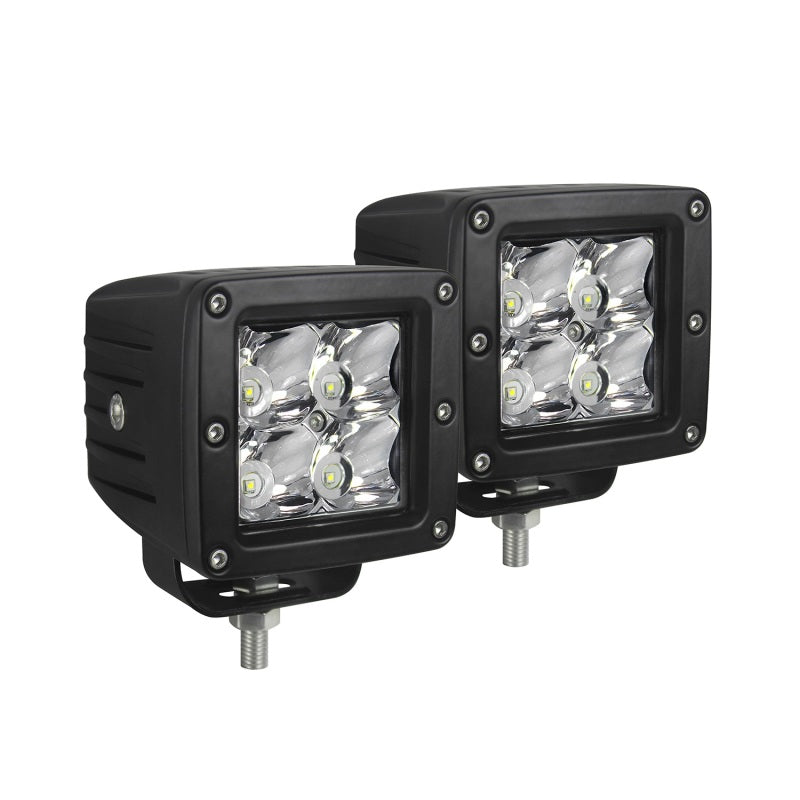 Westin Westin Compact LED -4 5W Cree 3 inch x 3 inch (Set of 2) - Black