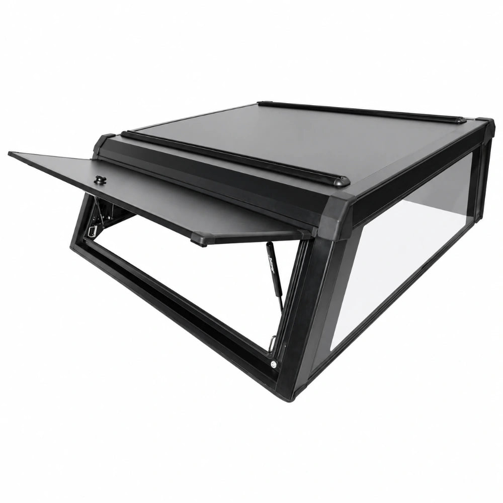 Westin 16-14705 EXP truck cap with solid front glass for 2019-2026 Ram 1500 5.7ft bed