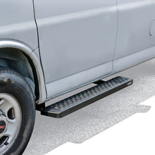 Load image into Gallery viewer, Westin Westin Ford Transit Van 150/250/350 (46in Driver &amp; 97in. Pass) Grate Steps Running Boards - Tex. Blk