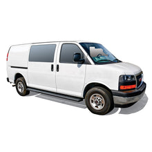 Load image into Gallery viewer, Westin Westin Ford Transit Van 150/250/350 (46in Driver &amp; 97in. Pass) Grate Steps Running Boards - Tex. Blk