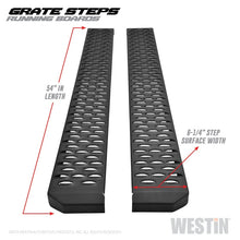 Load image into Gallery viewer, Westin Westin Grate Steps Running Boards 54 in - Textured Black