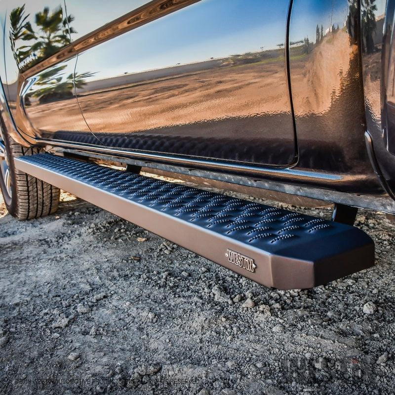 Westin Westin Grate Steps Running Boards 79 in - Textured Black
