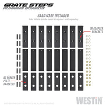 Load image into Gallery viewer, Westin Westin Grate Steps Running Boards 79 in - Textured Black
