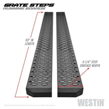 Load image into Gallery viewer, Westin Westin Grate Steps Running Boards 83 in - Textured Black