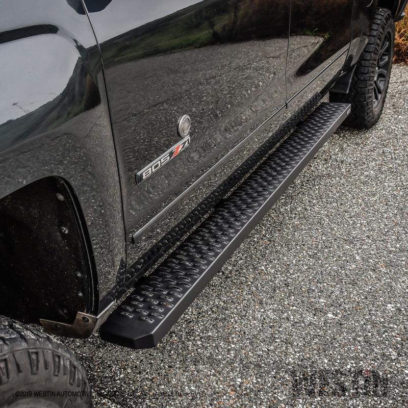 Westin Westin Grate Steps Running Boards 86 in - Textured Black