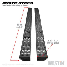 Load image into Gallery viewer, Westin Westin Grate Steps Running Boards 90 in - Textured Black