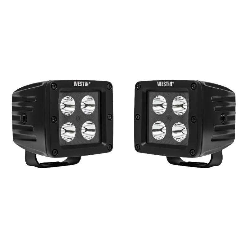Westin Westin LED Auxiliary Light 3.2in x 3.0in Spot w/5W Cree - Black