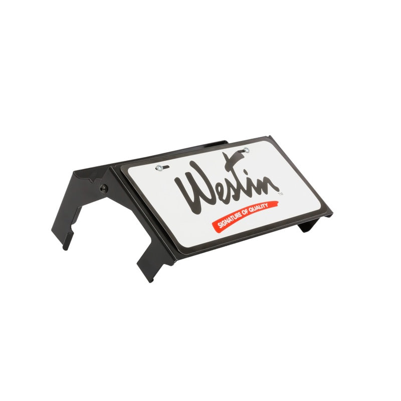 Westin Westin MAX Winch Tray License Plate Bracket - Black