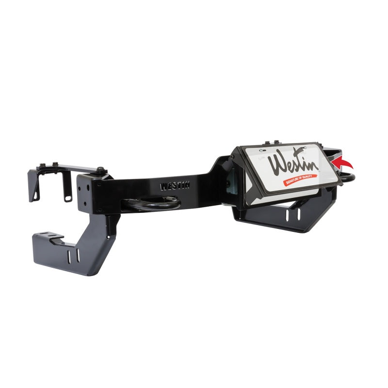 Westin Westin MAX Winch Tray License Plate Bracket - Black