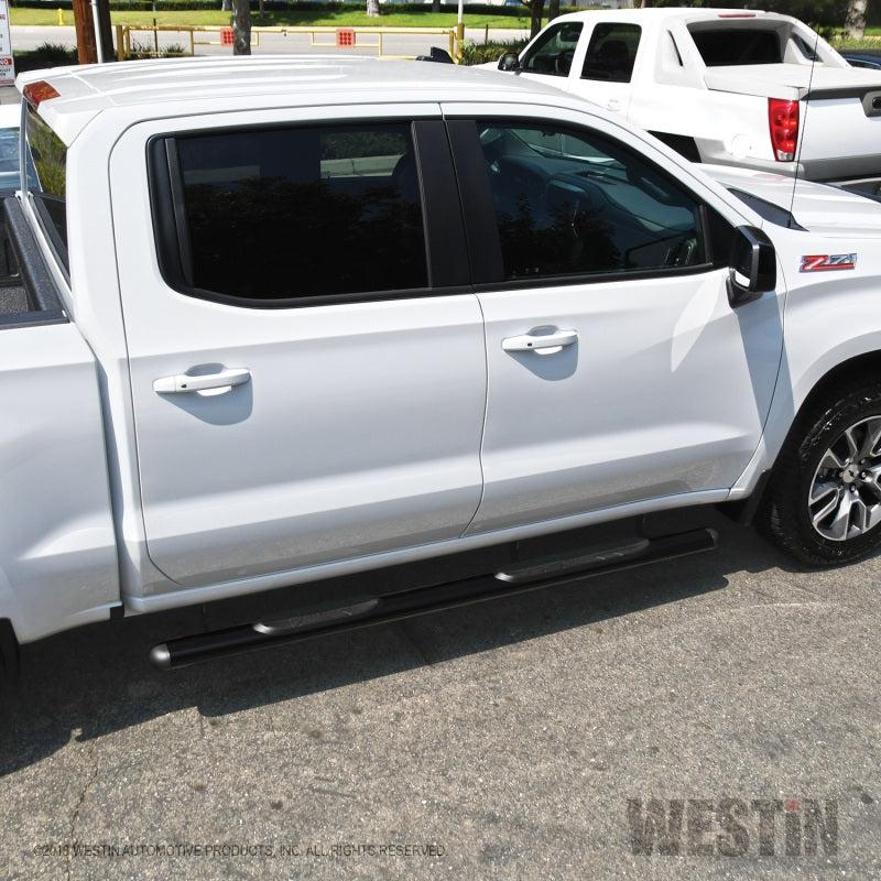 Westin Westin Premier 4 Oval Nerf Step Bars - 85 in - Black