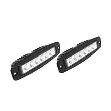 Load image into Gallery viewer, Westin Westin Single Row 6 x 3W Bridgelux w/terminated wiring (set of 2) - Black