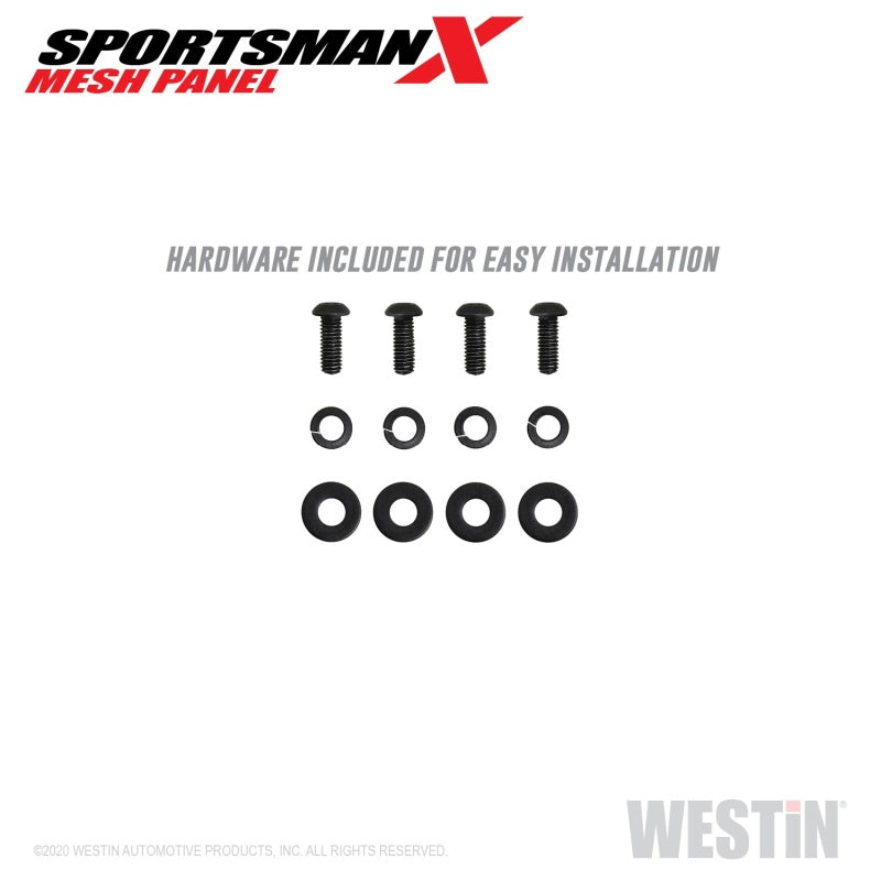 Westin Westin Sportsman X Mesh Panel - Textured Black