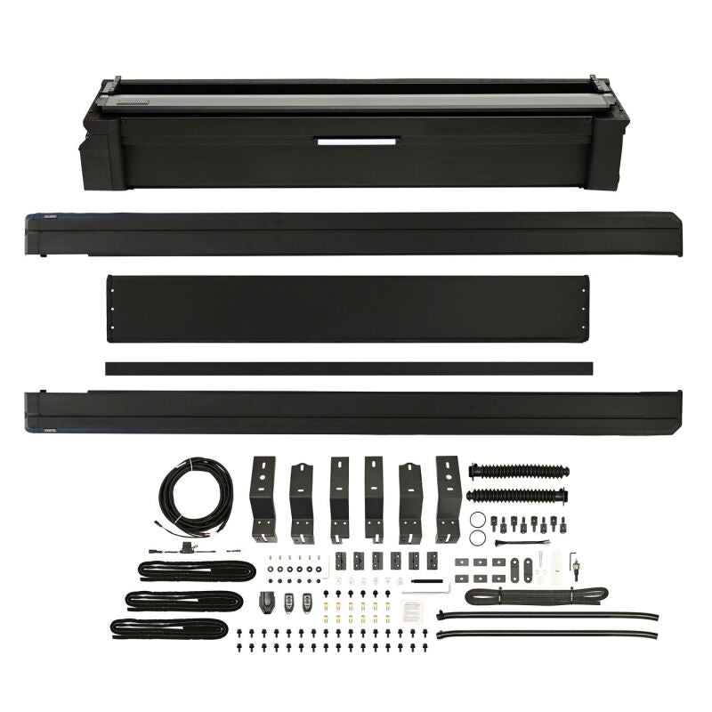 Westin Electric Retractable Tonneau Cover 19-26 Ram 1500 New Body 6.4ft Bed Black close-up view (5)