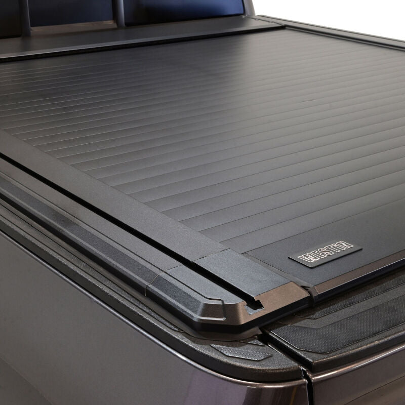 Westin 16-23 Toyota Tacoma 5ft 5in Bed Manual Retractable Tonneau Cover - Black - Westin 19-61065