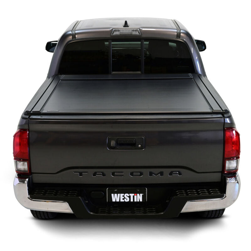 Westin 16-23 Toyota Tacoma 5ft 5in Bed Manual Retractable Tonneau Cover - Black - Westin 19-61065
