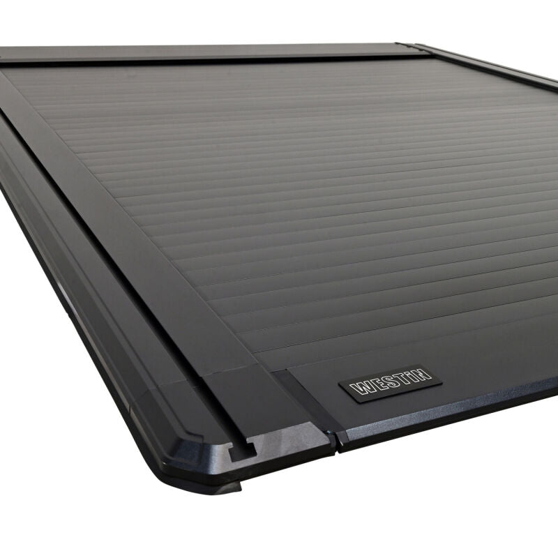 Westin Manual Retractable Tonneau Cover 24-26 Toyota Tacoma 6ft Bed Black - Westin 19-62795