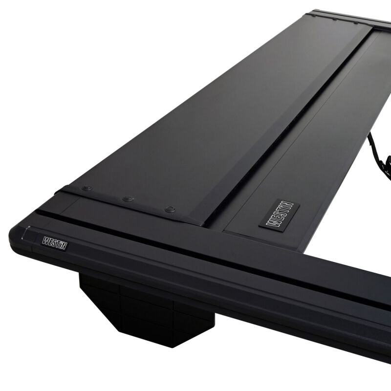 Westin Manual Retractable Tonneau Cover 24-26 Toyota Tacoma 6ft Bed Black - Westin 19-62795