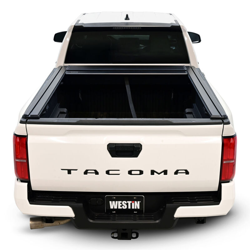 Westin Manual Retractable Tonneau Cover 24-26 Toyota Tacoma 6ft Bed Black - Westin 19-62795